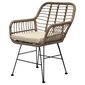 Autronic Set de grădină 1+2, metal, polyrattan,natural, AZ-F1208 NAT