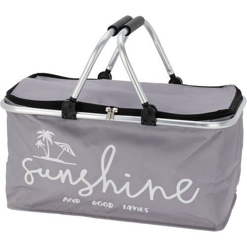 Охолоджувальна сумка 35 л, 48 x 28 x 24 см, сіра