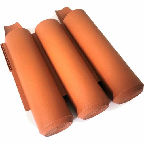 Zahradní palisáda - lem trávníku Maxi terakota, 2 m