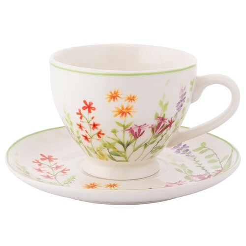 Altom Porcelanowa filiżanka z spodkiem NatureAwakening 220 ml