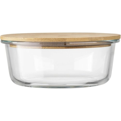 Florina Glasdose mit Bambusdeckel Clavato , 390 ml