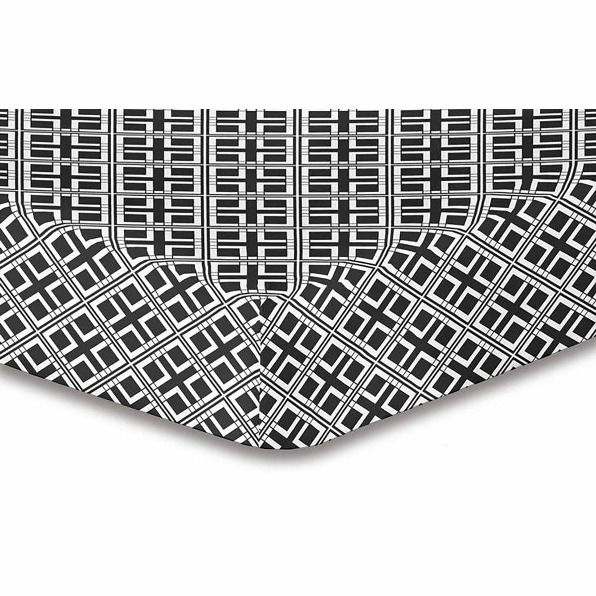 DecoKing Prostěradlo Triangles S2, 160 x 200 cm