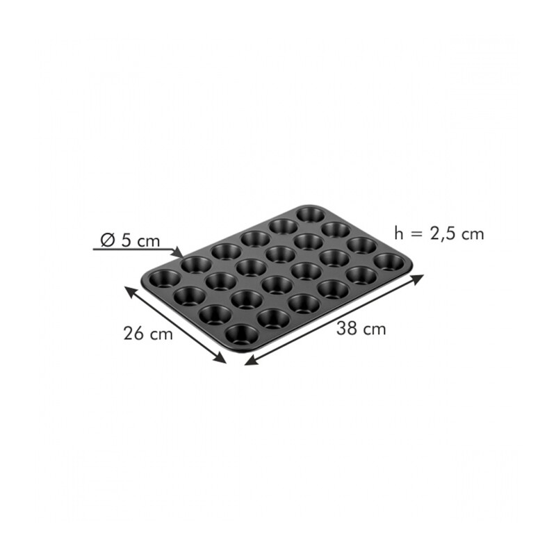 Tescoma 24 mini muffin sütőforma DELICIA 38 x 26cm termék 2. képe