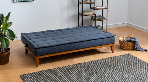 Fuoco Dark Blue kinyitható kanapé