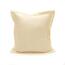Față de periniță cu margine decorativă în  culoarea ivory, 40 x 40 cm