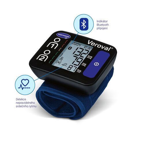 Hartmann Veroval Manometru pentru încheieturamâinii Compact Connect BPW26