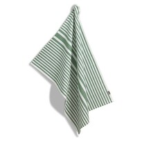 Kela Utěrka Cora, 100% bavlna, zelené proužky, 70 x 50 cm