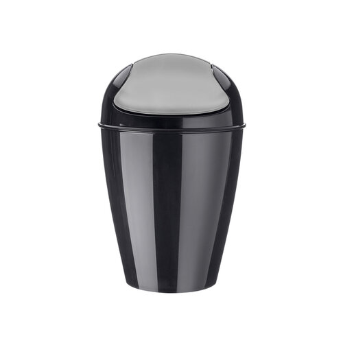 Koziol DEL S Kozmetikai szemeteskosár, 5 l,černá