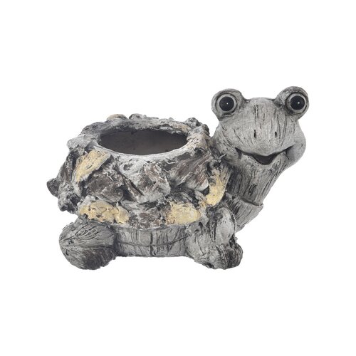 InDecor Ghiveci ceramic pentru flori broascățestoasă Ebi, 32 x 25 x 21 cm