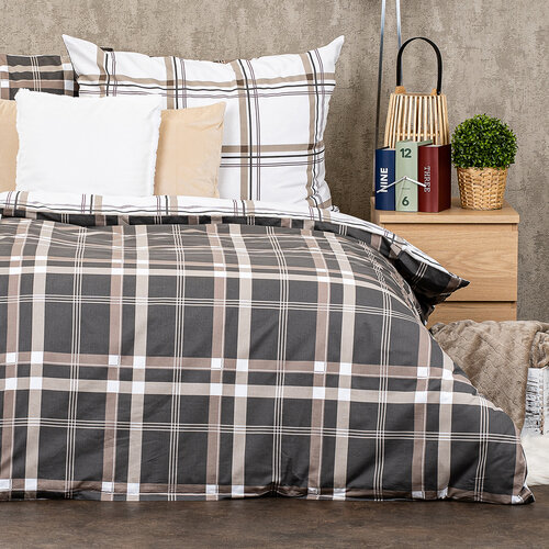 Lenjerie de pat 4Home Scotch, din bumbac, 140 x 220 cm, 70 x 90 cm