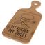 Deska bambusowa do serwowania My Kitchen, 30 x 15,5 x 1,5 cm