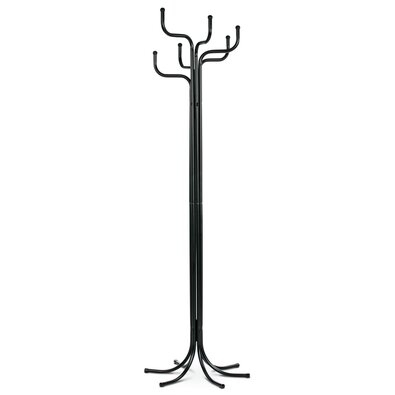 Kovový vešiak Peg čierna, 188 cm