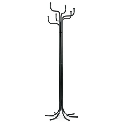 Kovový věšák Peg černá, 188 cm