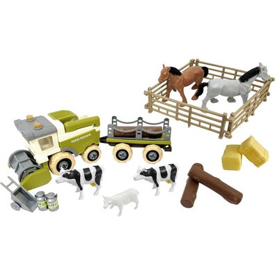 Set jucării Fermă cu mașini agricole