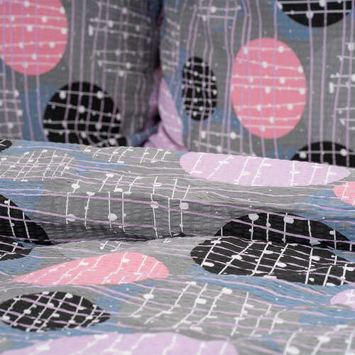 4Home Pink illusion krepp ágyneműhuzat, 220 x 200 cm, 2 db 70 x 90 cm