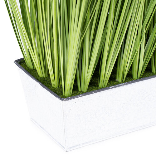 Cvetlični koritec z umetno travo, 29 x 23 x 9 cm