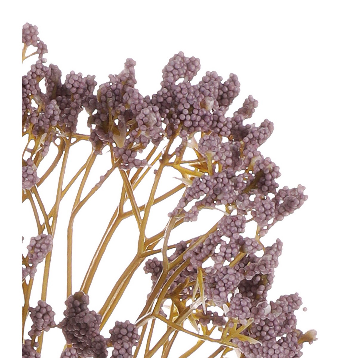 Umělá květina Gypsophila tmavě fialová, 15 x 15 x 65 cm - thumb (1)