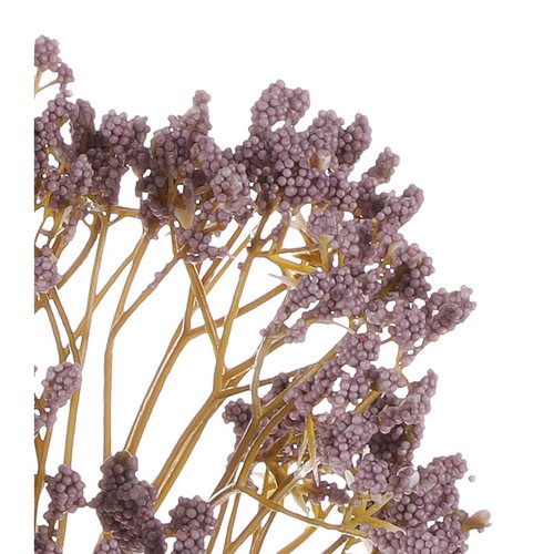 Umetna cvetlica Gypsophila temno vijolična, 15 x15 x 65 cm