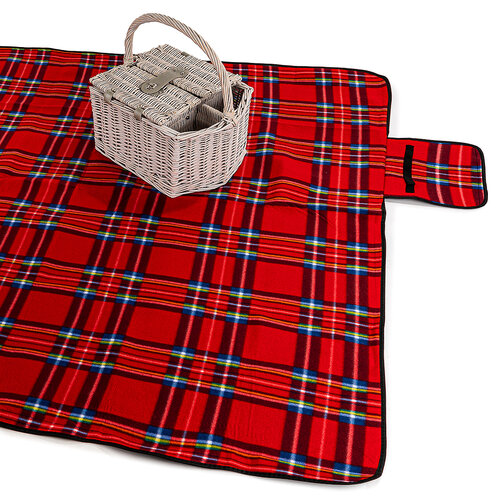 Piknik takaró, piros, 150 x 200 cm