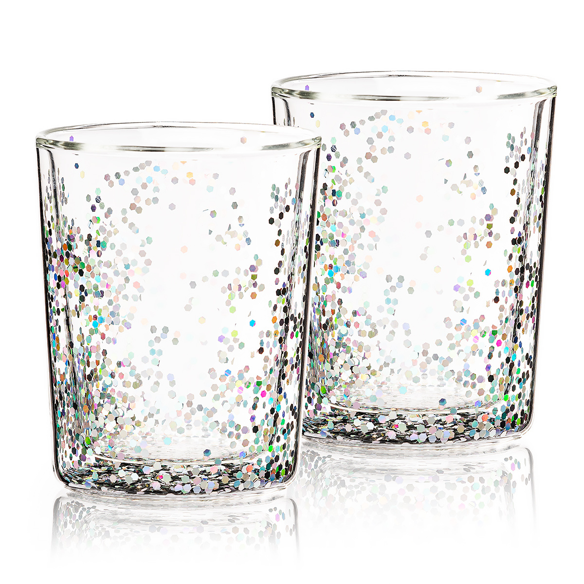 4Home Termo sklenice HotnCool Sparkle 250 ml, 2 ks