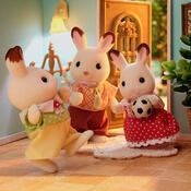 Familie de iepurași Sylvanian Families "ciocolată", noi