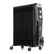 G21 Olejový radiátor Bromo, 11 žeber, 2500 W, černá