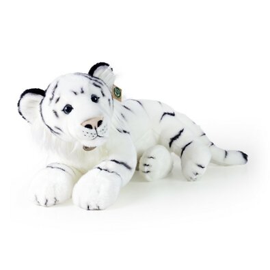 Rappa Plush білий тигр, 60 см ЕКО-ДРУЖНІЙ
