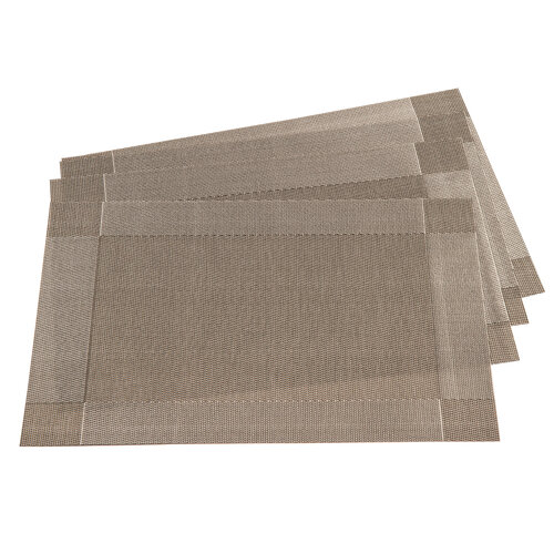 Podkładki na stół Harmonie szary, 30 x 45 cm, zestaw 4 szt.