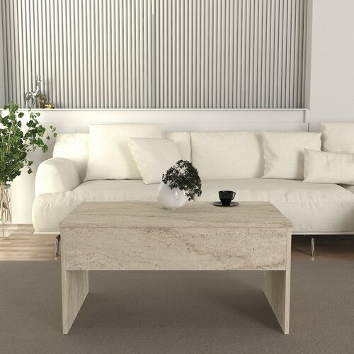 Couchtisch Akilli Travertine