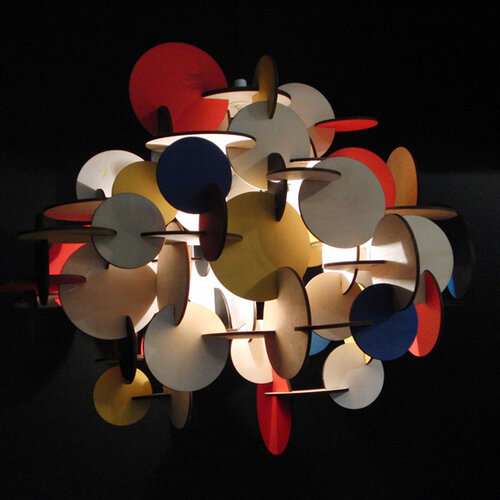 Luster Bau Lamp S 44 cm, farebný