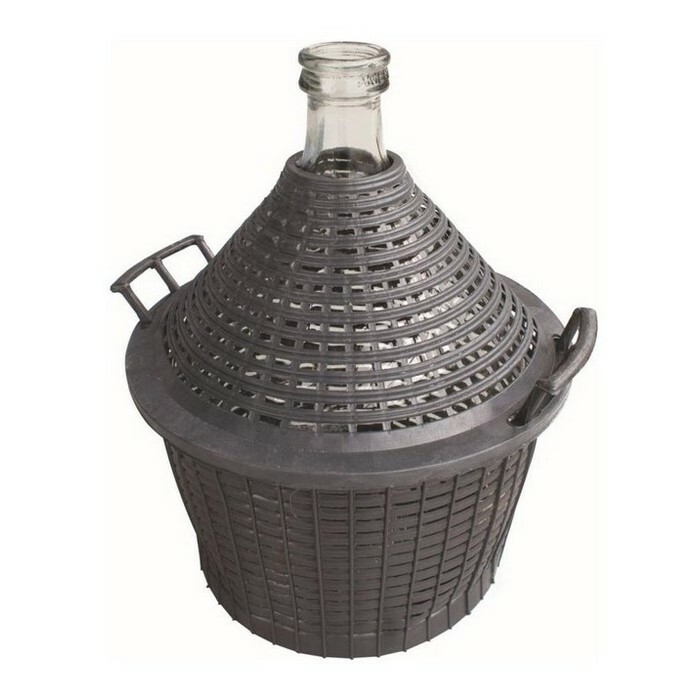Demižón sklo v plastovom koši, 20 l