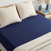 4Home jersey prestieradlo tmavomodrá, 90 x 200 cm