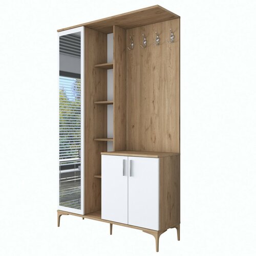 Ewe White and Walnut előszoba szett