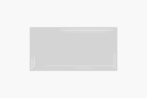 Zrkadlo Moen White 60 x 120 cm
