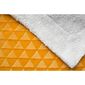 Jerry Fabrics Triangle gyapjú hatású takaró arany, 150 x 200 cm