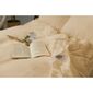 Lenjerie de pat din muselină MATEX maro deschis ,140 x 200 cm, 70 x 90 cm