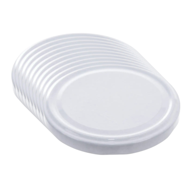 Orion befőttesüveg fedőkészlet fém 89 k 129721, fehér, 10 db
