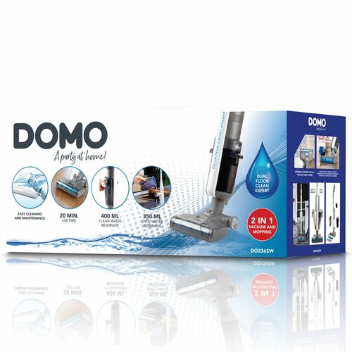 DOMO DO236SW podlahový čistič 2v1 s odsávaním