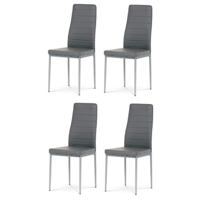Zestaw krzeseł do jadalni DCL-377 GREY, 4 szt.