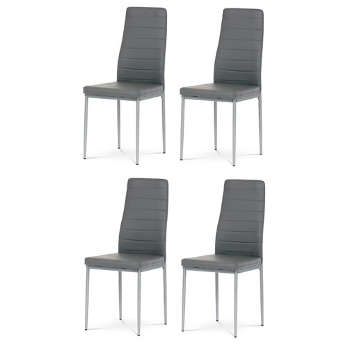 Zestaw krzeseł do jadalni DCL-377 GREY, 4 szt.