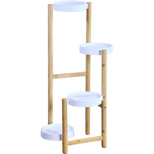 Kesper 17276 Suport pentru flori din bambus 48 x42 x 78 cm