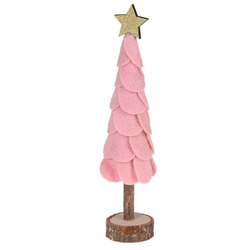 Decorațiune de Crăciun Felt tree, roz