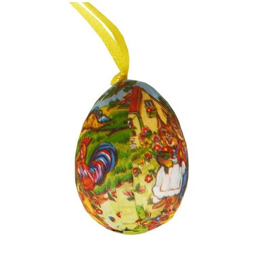 Zestaw pisanek z obrazkiem, wysokość 4 cm, 12sztuk w opakowaniu