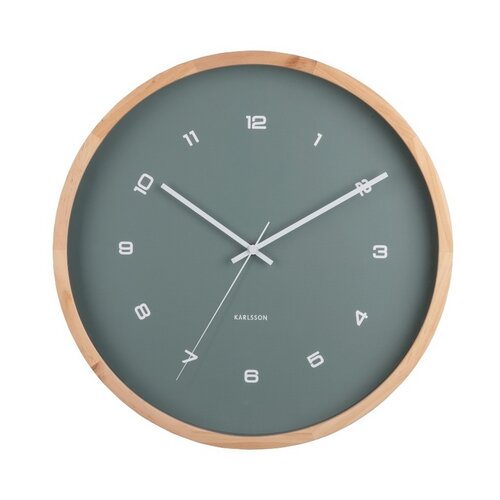 Karlsson 5938GR design falióra 41 cm, zöld akciós termékkép 1