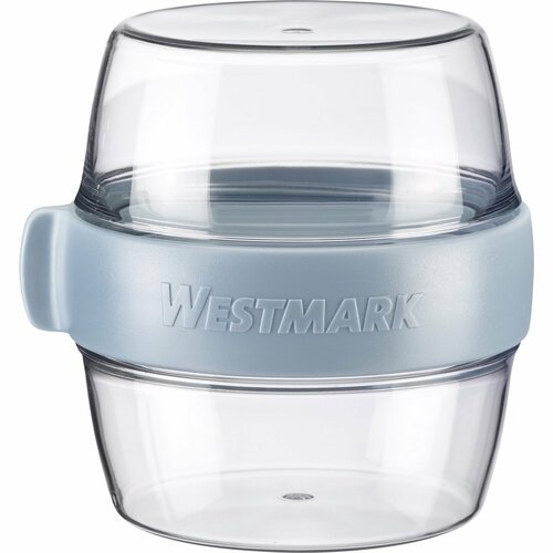 Westmark Dvodelna posoda za malico MAXI, 700 ml,modra