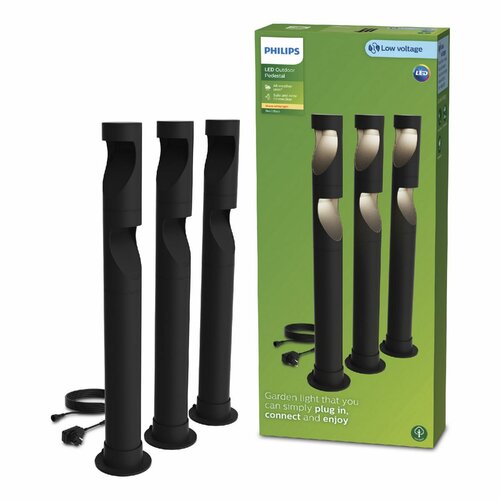Philips Desi GardenLink venkovní LED sloupek LowVoltage sada 3 ks, 70cm, 3x1,5W, 3x180 lm, 2700K