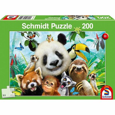 Schmidt Puzzle Zvířecí zábava, 200 dílků