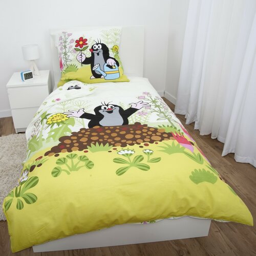 Herding bombažna posteljnina Krtek, 135 x 200 cm, 80 x 80 cm