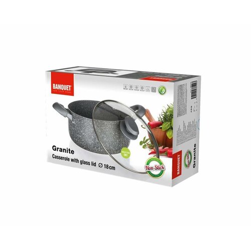 Banquet Lonec s protiprijemno površino Granite, 18x 8,5 cm