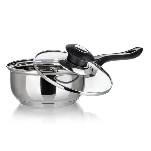 Nerjaveča ponev s pokrovom Super Value, 14 cm, 0,8l